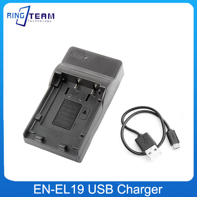 Nikon Camera D3500 - ENEL19 pengisi daya baterai kamera USB